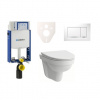 Cenovo zvýhodnený závesný WC set Geberit na zamurovanie + WC Laufen Laufen Pro Nordic SIKOGE2H5 Cenovo zvýhodnený závesný WC set Geberit na zamurovanie + WC Laufen Laufen Pro Nordic SIKOGE2H5
