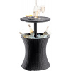 KETER COOL BAR RATTAN antracit (230903) - chladiaci stolík KETER COOL BAR RATTAN antracit (230903) - chladiaci stolík