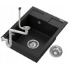 Kuchynská batéria - Žulové umývadlo + chrómový sifón čierny Samos (Kuchynská batéria - Žulové umývadlo + chrómový sifón čierny Samos) Kuchynská batéria - Žulové umývadlo + chrómový sifón čierny Samos (Kuchynská batéria - Žulové umývadlo + chrómový sifón čierny Samos)