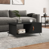 zahrada-XL Konferenčný stolík čierny 90x50x40 cm kompozitné drevo 829461 zahrada-XL Konferenčný stolík čierny 90x50x40 cm kompozitné drevo 829461