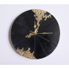 Ručne vyrobené nástenné hodiny – Black gold Ručne vyrobené nástenné hodiny – Black gold