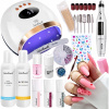 Sada na hybridnú manikúru Isabellenails s lampou a frézkou Sada na hybridnú manikúru Isabellenails s lampou a frézkou