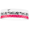 Súprava čeleniek NIKE Headbands 3-pack White-Pink-Black Súprava čeleniek NIKE Headbands 3-pack White-Pink-Black
