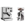 Rancilio Silvia BC + Eureka Mignon Specialita Compatto, CR chrome Rancilio Silvia BC + Eureka Mignon Specialita Compatto, CR chrome