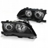 PREDNÉ SVETLÁ PRE BMW E46 9/01-3/05 S/T AE LED ČIERNA PREDNÉ SVETLÁ PRE BMW E46 9/01-3/05 S/T AE LED ČIERNA