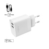FIXED Sieťová nabíjačka Lightning 17W Smart Rapid Charge biela FIXC17N-2UL-WH - Univerzálny USB adaptér s Lightning káblom MFI FIXED Sieťová nabíjačka Lightning 17W Smart Rapid Charge biela FIXC17N-2UL-WH - Univerzálny USB adaptér s Lightning káblom MFI