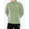 Flísová mikina The North Face Glacier Fleece 1/4 Zip Jacket - bark mist Flísová mikina The North Face Glacier Fleece 1/4 Zip Jacket - bark mist