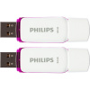 Philips USB 2.0 2-Pack 64GB Snow Edition Magic Purple Philips USB 2.0 2-Pack 64GB Snow Edition Magic Purple