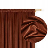 VELÚROVÝ ZÁVES NA PÁSKE žabky tunel 140x250 Velvet hrubý Velúr HNEDÝ VELÚROVÝ ZÁVES NA PÁSKE žabky tunel 140x250 Velvet hrubý Velúr HNEDÝ