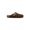 Birkenstock Boston Braided šľapky mules dámske semišové Birkenstock Boston Braided šľapky mules dámske semišové