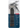 Sada grafitových ceruziek Derwent Graphic Soft 4 ks v blistri Sada grafitových ceruziek Derwent Graphic Soft 4 ks v blistri