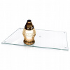 Podstavec na CINTORÍN, sklenený, tvrdený, PRIEHĽADNÝ, 52x45cm Podstavec na CINTORÍN, sklenený, tvrdený, PRIEHĽADNÝ, 52x45cm