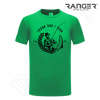 Pánske tričko RANGER® - motív Rybárčenie 10 S Zelená Pánske tričko RANGER® - motív Rybárčenie 10 S Zelená