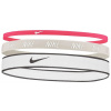 Súprava čeleniek NIKE Headbands 3-pack Pink-Iron-White Súprava čeleniek NIKE Headbands 3-pack Pink-Iron-White