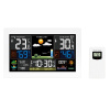 Solight meteostanice, extra velký barevný LCD, teplota, vlhkost, tlak, RCC, USB nabíjení, bílá Solight meteostanice, extra velký barevný LCD, teplota, vlhkost, tlak, RCC, USB nabíjení, bílá