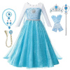Dievčenské šaty princezná Elsa Ľadové Kráľovstvo Modré | Frozen 100-140 cm 100 cm Dievčenské šaty princezná Elsa Ľadové Kráľovstvo Modré | Frozen 100-140 cm 100 cm