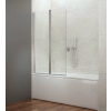 Aqualine WILA vaňová zástena 900x1400 mm, skladacie, chrom, číre sklo AQ5742 Aqualine WILA vaňová zástena 900x1400 mm, skladacie, chrom, číre sklo AQ5742