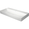Umývadlo na skrinku DURAVIT DuraSquare sanitárna keramika biela 100 cm 2353100041 Umývadlo na skrinku DURAVIT DuraSquare sanitárna keramika biela 100 cm 2353100041
