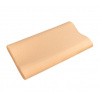 Bellatex Anatomický polštář z líné pěny, Lososový froté - 60x33 cm Bellatex Anatomický polštář z líné pěny, Lososový froté - 60x33 cm
