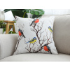 XPOSE® Obliečka na vankúš VTÁCI 43x43 cm, XPOSE® Obliečka na vankúš VTÁCI 43x43 cm,