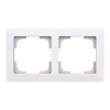 ABB ZONI Rámeček 3901T-A00020 500 dvojnásobný, pro vodorovnou i svislou montáž, bílá ABB ZONI Rámeček 3901T-A00020 500 dvojnásobný, pro vodorovnou i svislou montáž, bílá