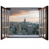 Fototapeta - FT0384 - Okno - mesto New York 201cm x 145cm - Vliesová fototapeta Fototapeta - FT0384 - Okno - mesto New York 201cm x 145cm - Vliesová fototapeta