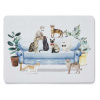 Korkové prestieranie 4 ks 21.5x29 cm Curious Cats - Cooksmart ® Korkové prestieranie 4 ks 21.5x29 cm Curious Cats - Cooksmart ®