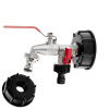 Súprava IBC – adaptér S60x6 + 1/2'' dvojitý kohútik s dvoma vývodmi G 3/4'' + dve rýchlospojky na hadicu 60883 Súprava IBC – adaptér S60x6 + 1/2'' dvojitý kohútik s dvoma vývodmi G 3/4'' + dve rýchlospojky na hadicu 60883