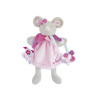 Doudou Plyšová maňuška myška 28 cm Doudou Plyšová maňuška myška 28 cm