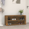 zahrada-XL Regál na topánky dymový dub 100x35x45 cm spracované drevo 816909 zahrada-XL Regál na topánky dymový dub 100x35x45 cm spracované drevo 816909