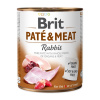 Brit Paté & Meat Rabbit 800g konzerva pre psov Brit Paté & Meat Rabbit 800g konzerva pre psov