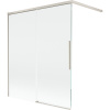 Mexen Rox posuvná vaňová zástena 2-krídlová 140 x 150 cm, transparentná, brúsený nikel - 8C9-140-003-97-00 Mexen Rox posuvná vaňová zástena 2-krídlová 140 x 150 cm, transparentná, brúsený nikel - 8C9-140-003-97-00