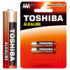Alkalická batéria Toshiba AAA (R3) 2 ks Alkalická batéria Toshiba AAA (R3) 2 ks