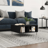 zahrada-XL Konferenčný stolík čierny 60x60x30 cm kompozitné drevo 827037 zahrada-XL Konferenčný stolík čierny 60x60x30 cm kompozitné drevo 827037