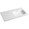 Sapho - Umývadlo 101x52 cm, s prepadom, otvor pre batériu, biela AC101R Sapho - Umývadlo 101x52 cm, s prepadom, otvor pre batériu, biela AC101R