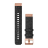 Garmin Nylonový remienok QuickFit 20, Heathered Black/ Rose Gold Materiál: Nylón Náhradný remienok na Garmin hodinky QuickFit Garmin Nylonový remienok QuickFit 20, Heathered Black/ Rose Gold Materiál: Nylón Náhradný remienok na Garmin hodinky QuickFit
