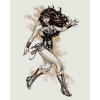 Wonder Woman čierno-biely plagát III, 40 × 50 cm, plátno napnuté na rám 5011691 Wonder Woman čierno-biely plagát III, 40 × 50 cm, plátno napnuté na rám 5011691
