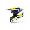 Přilba WRAAAP Feel, AIROH (lesklá žlutá/modrá) 2025 M Přilba WRAAAP Feel, AIROH (lesklá žlutá/modrá) 2025 M