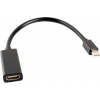 Lanberg adapter mini Displayport(M)->HDMI(F) cable AD-0005-BK Lanberg adapter mini Displayport(M)->HDMI(F) cable AD-0005-BK