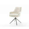 Jedálenská stolička Alja-Flex s opierkami plyšový manšester krémovo Jedálenská stolička Alja-Flex s opierkami plyšový manšester krémovo