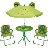ST Leisure Equipment Set záhradný LEQ MELISENDA Rana, žaba, slnečník 105 cm, stôl 50 cm, 2 stoličky 802417 ST Leisure Equipment Set záhradný LEQ MELISENDA Rana, žaba, slnečník 105 cm, stôl 50 cm, 2 stoličky 802417