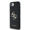 Zadný kryt Guess PU Grained 4G Metal Logo pre Apple iPhone 16e, čierna Zadný kryt Guess PU Grained 4G Metal Logo pre Apple iPhone 16e, čierna
