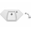 Set Sinks NAIKY 980 Milk + batéria Sinks MIX 3 S Chróm Set Sinks NAIKY 980 Milk + batéria Sinks MIX 3 S Chróm