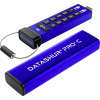 iStorage datAshur Pro+C USB flash disk 128 GB modrá IS-FL-DA3C-256-128; IS-FL-DA3C-256-128 iStorage datAshur Pro+C USB flash disk 128 GB modrá IS-FL-DA3C-256-128; IS-FL-DA3C-256-128
