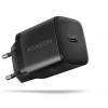 AXAGON ACU-PD20, 20W sieťová nabíjačka, 1x port USB-C, PD3.0/PPS/QC4+/AFC/Apple, čierna AXAGON ACU-PD20, 20W sieťová nabíjačka, 1x port USB-C, PD3.0/PPS/QC4+/AFC/Apple, čierna