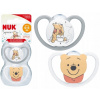 NUK Cumlík upokojujúci silikónový 0-6m Space Disney Macko Pú balenie 2 ks NUK Cumlík upokojujúci silikónový 0-6m Space Disney Macko Pú balenie 2 ks