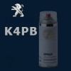 PEUGEOT K4PB BLEU IMPERIAL barva Sprej 400ml PEUGEOT K4PB BLEU IMPERIAL barva Sprej 400ml