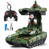 2v1 TANK Diaľkovo ovládaný ROBOT Transform WALKA PILOT LED USB batéria 2v1 TANK Diaľkovo ovládaný ROBOT Transform WALKA PILOT LED USB batéria