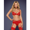 Set Heartina set - Obsessive L/XL červená Set Heartina set - Obsessive L/XL červená