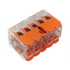 WAGO Krabicová Svorka 221-420 s Páčkami, 10 x 4 mm² WAGO Krabicová Svorka 221-420 s Páčkami, 10 x 4 mm²